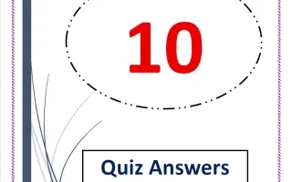 حل مراجعة الاختبار القصير لغة انجليزية