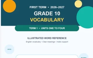 مفردات لغة انجليزية