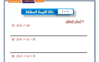 البند الأول والثاني رياضيات