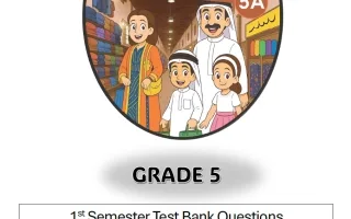 بنك أسئلة لغة انجليزية