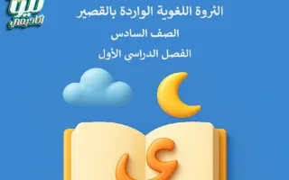 الثروة اللغوية الواردة بالقصير لغة عربية