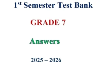 اجابة بنك أسئلة لغة انجليزية