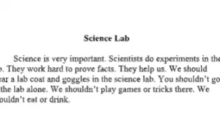 تقرير Science Lab انجليزي