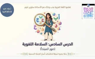 صور المبتدأ لغة عربية