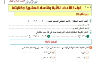 مذكرة رياضيات