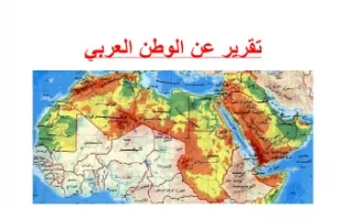 تقرير الوطن العربي اجتماعيات
