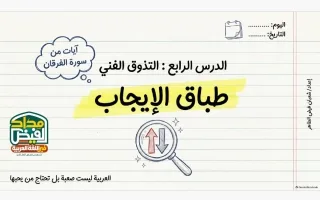 مذكرة طباق الايجاب لغة عربية