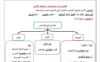 نحو الدرس الأول لغة عربية