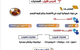 دروس القصير الأول ونماذج تجريبية علوم