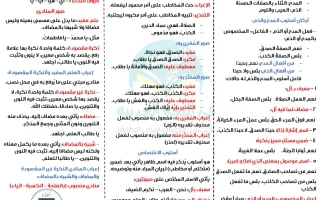 ملخص القواعد النحوية للغة العربية