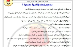 مفاهيم اجتماعيات